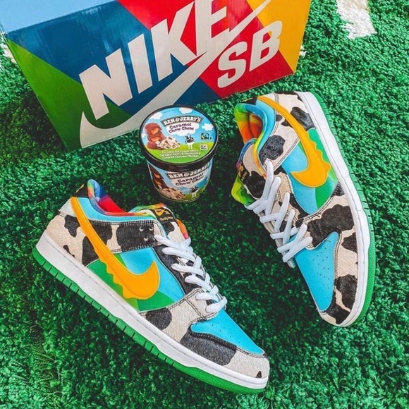 New Nike SB Ben & Jerry’s Chunky Dunky’s Size 9M - Picture 3 of 12